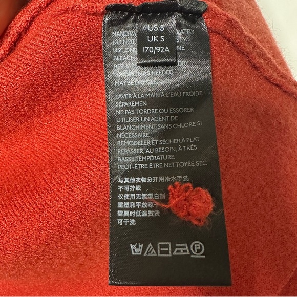 Anthropologie Rust One Button Sweater Jacket Size Small - Picture 9 of 10